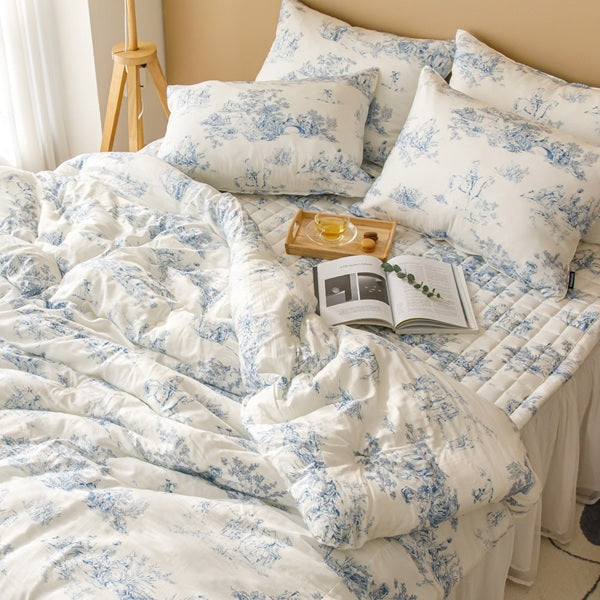 Elegance Modal Bedding Comforter & Pad Set - White Q