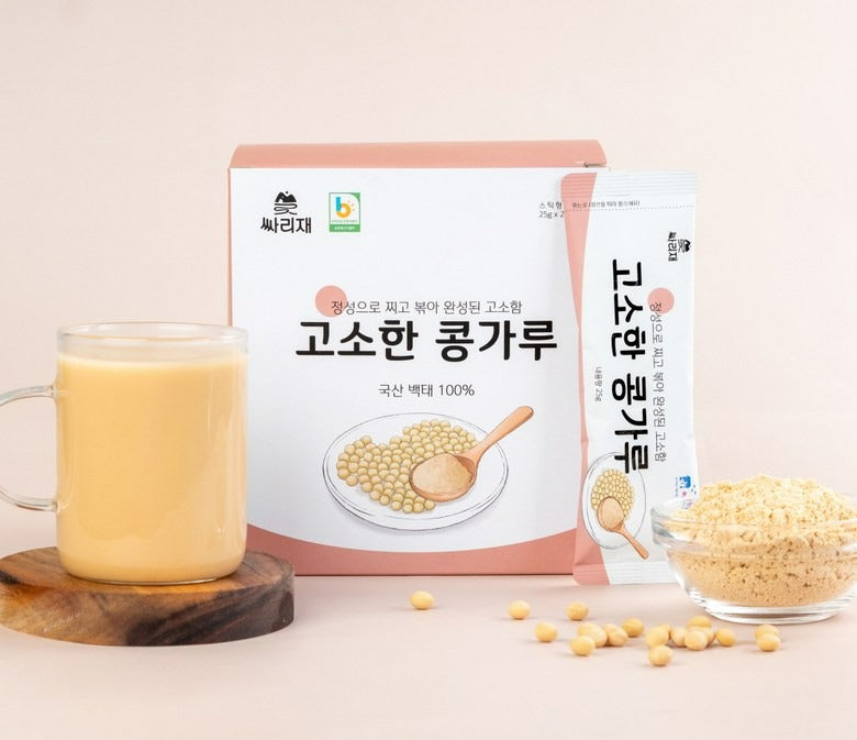 Ssarijae Korean Nutty Soybean Powder (25g x 20 packs)
