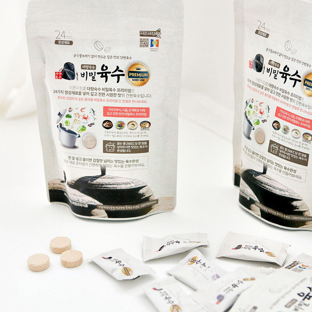 Daeryeong Suksu Secret Premium Broth 80g (4g × 20 cubes)
