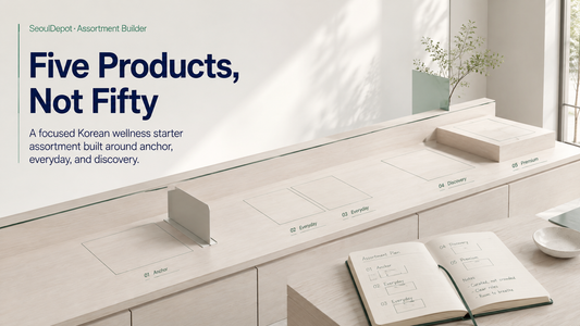 How to Build a First Korean Wellness Assortment for a Small Store