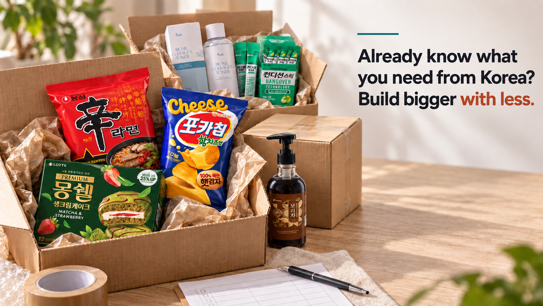 Already know what you need from Korea? Build bigger with less.
