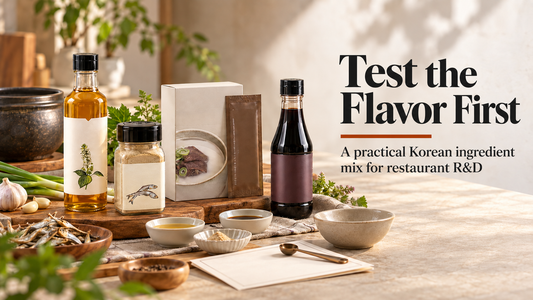 Korean Ingredients for Restaurants: Test New Flavors
