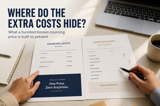 What's Included in an All-In Korean Sourcing Price