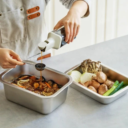 [STENNY] Abrasive-Free 3-in-1 Stainless Steel Tray Set – 9-Piece A