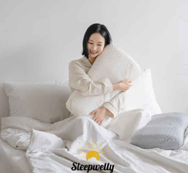 [Sleepwelly] Cervical Pillow Sootex The Black - Vanilla Cream