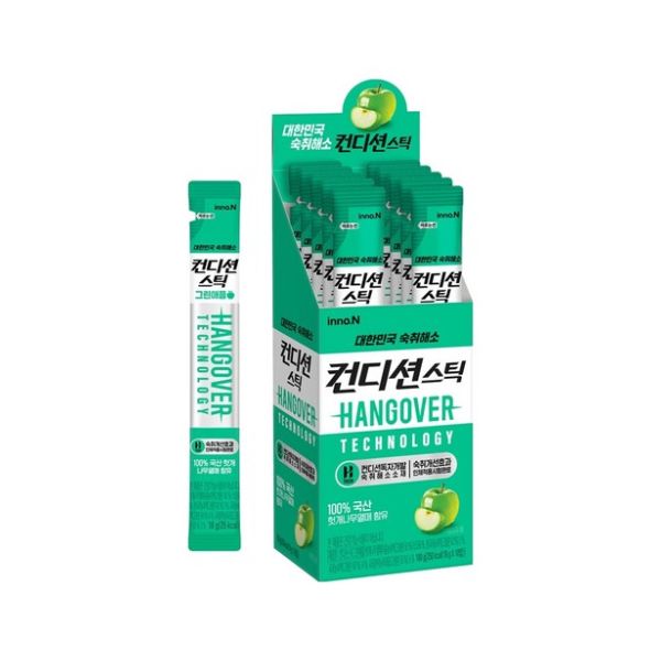 Condition Hangover Relief Stick Jelly – Green Apple (18g × 10)