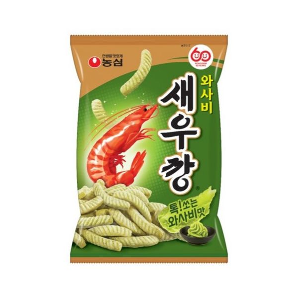 [Nongshim] Wasabi Shrimp Chips 70g