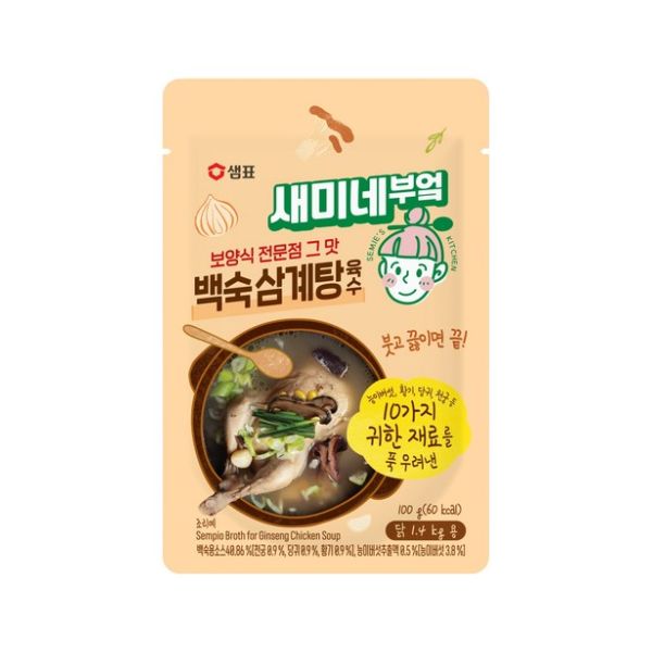 [Sempio] Saemi’s Kitchen Baeksuk Samgyetang Broth 100g