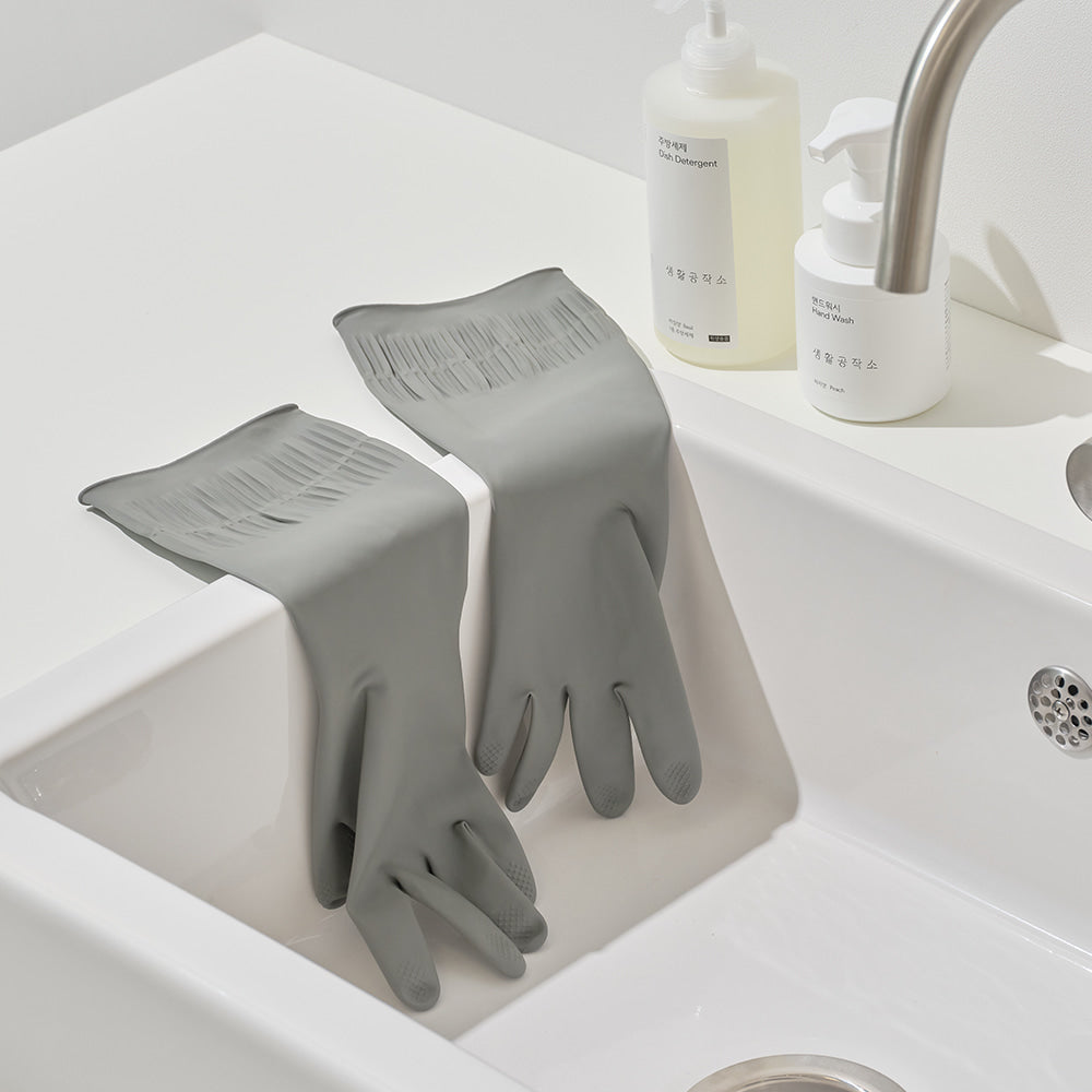 [Saenghwal Gongjakso] Rubber Gloves Band Type M – Gray