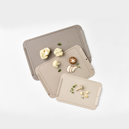 [Sillymann] Harmony TPU Safe Cutting Board Set - Cocoa Flow WPK3004