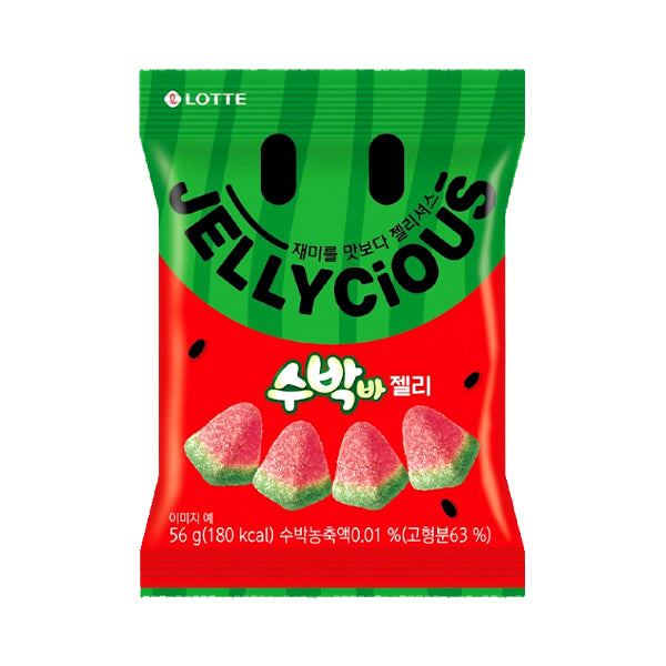 [Lotte] Watermelon Bar Jelly 56g