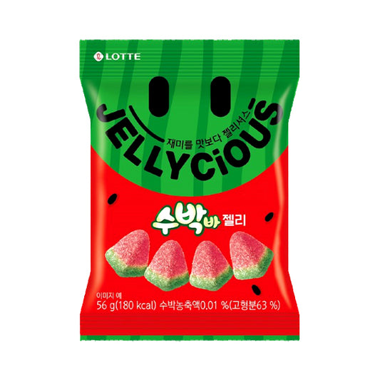 [Lotte] Watermelon Bar Jelly 56g
