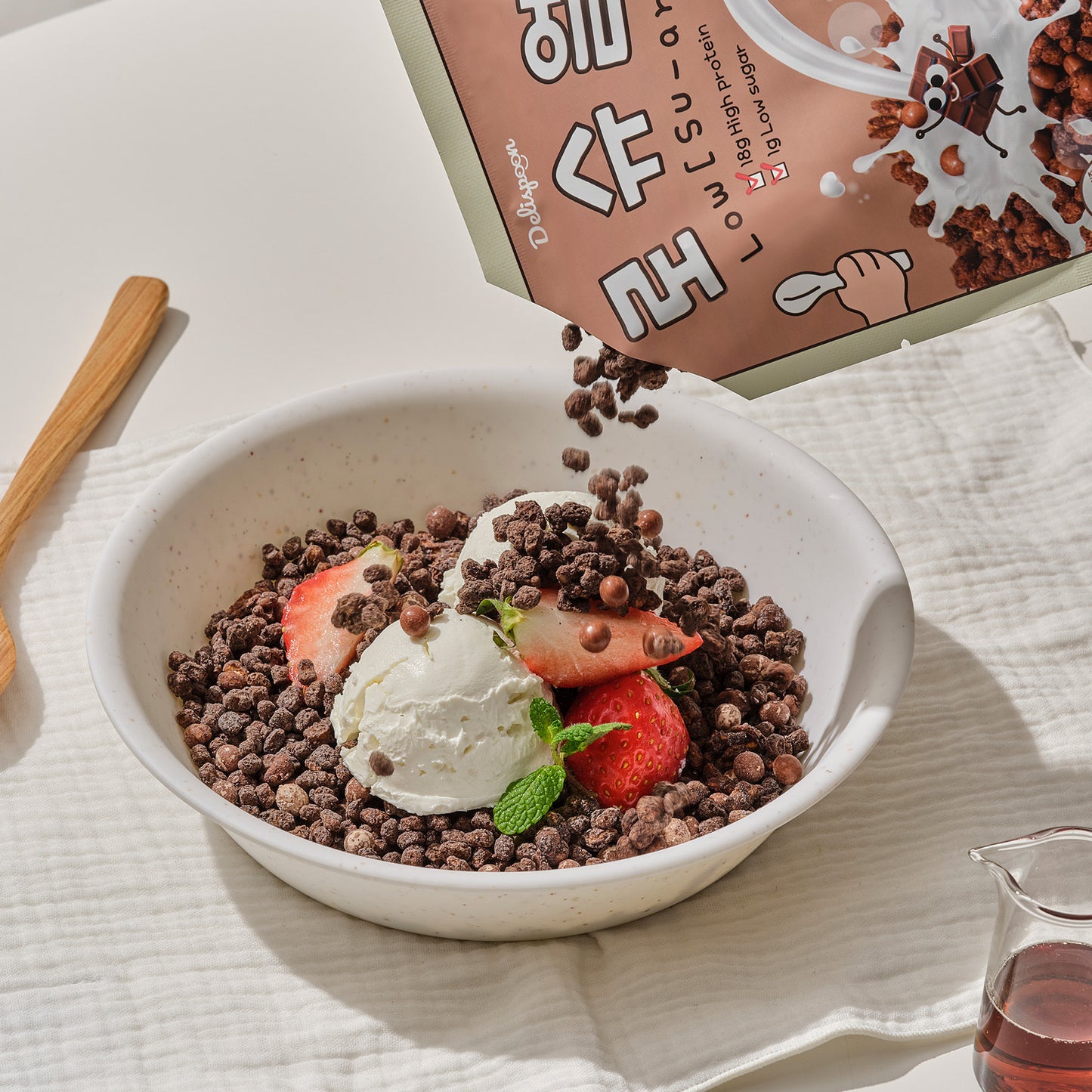[Eat the Fit] Low Sugar Cereal Rochell Cacao Flavor 35g
