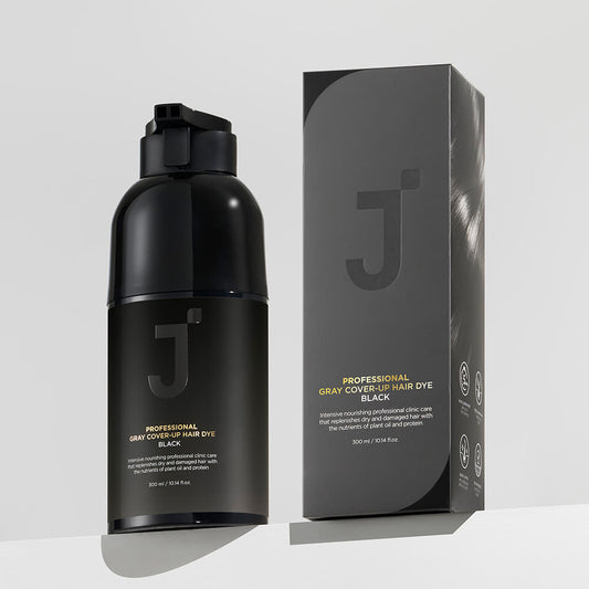 [Jsoop] Professional Cover-Up Gray Hair Dye 300ml – Black