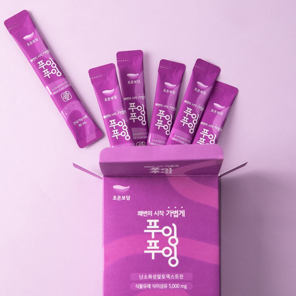 [Joeunbodam] Puing Puing Prune & Tart Cherry Juice (16ml × 30 Pouches)