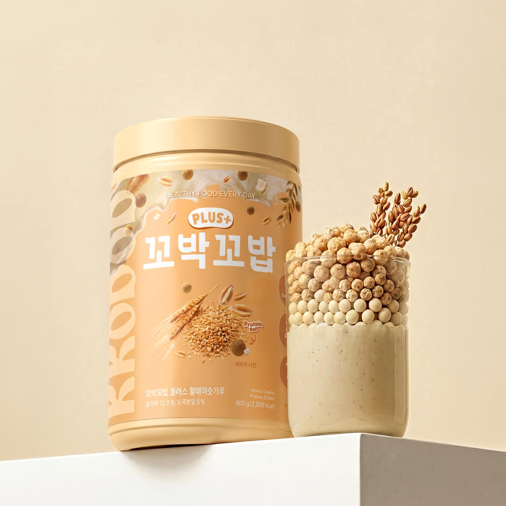 [Kkobak Kkobap] Plus Protein Shake - Grain Powder 600g