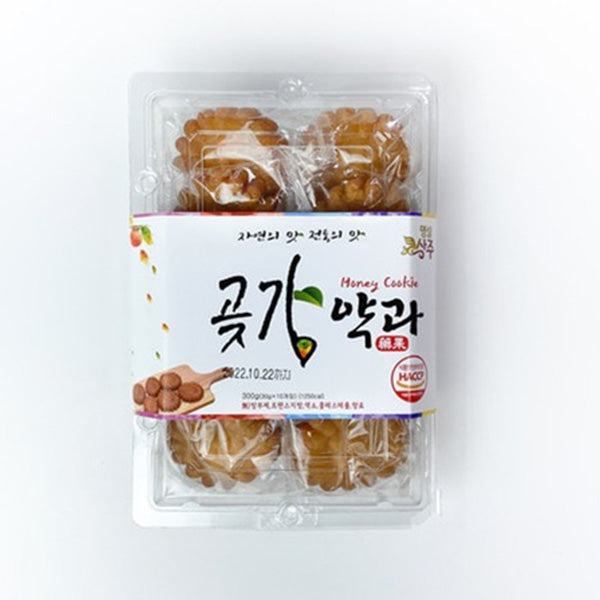 [Myeongshildang] Sangju Dried Persimmon Yakgwa 1 pack (30g x 10 pieces)