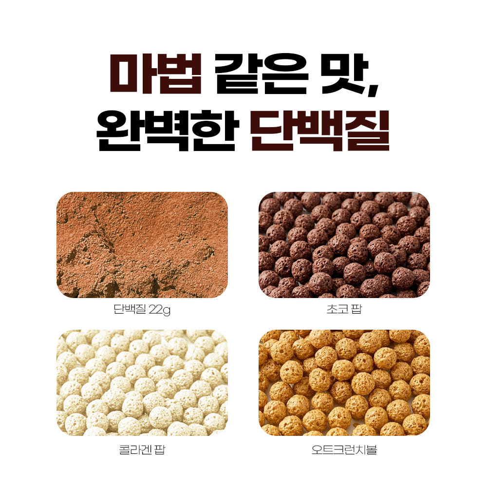 [Baggio] Protein ShakeKorean Product - Double Deep Chocolate (45g × 7Units)