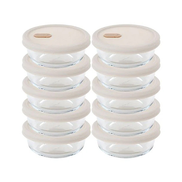 [Neoflam] Microwave Rice Storage Container 10pcs Set