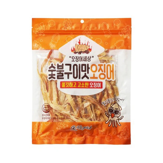 [Seoul G&B] Ojinguh World Charcoal-Flavored Squid 120g