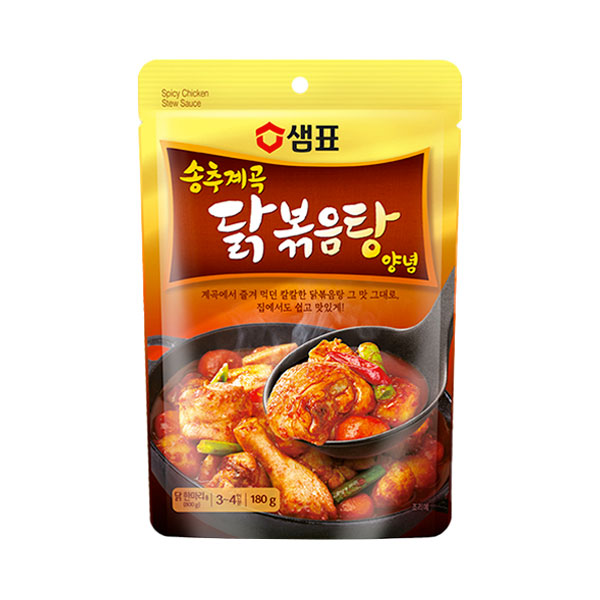 [Sempio] Songchu Valley Spicy Braised Chicken Sauce 180g