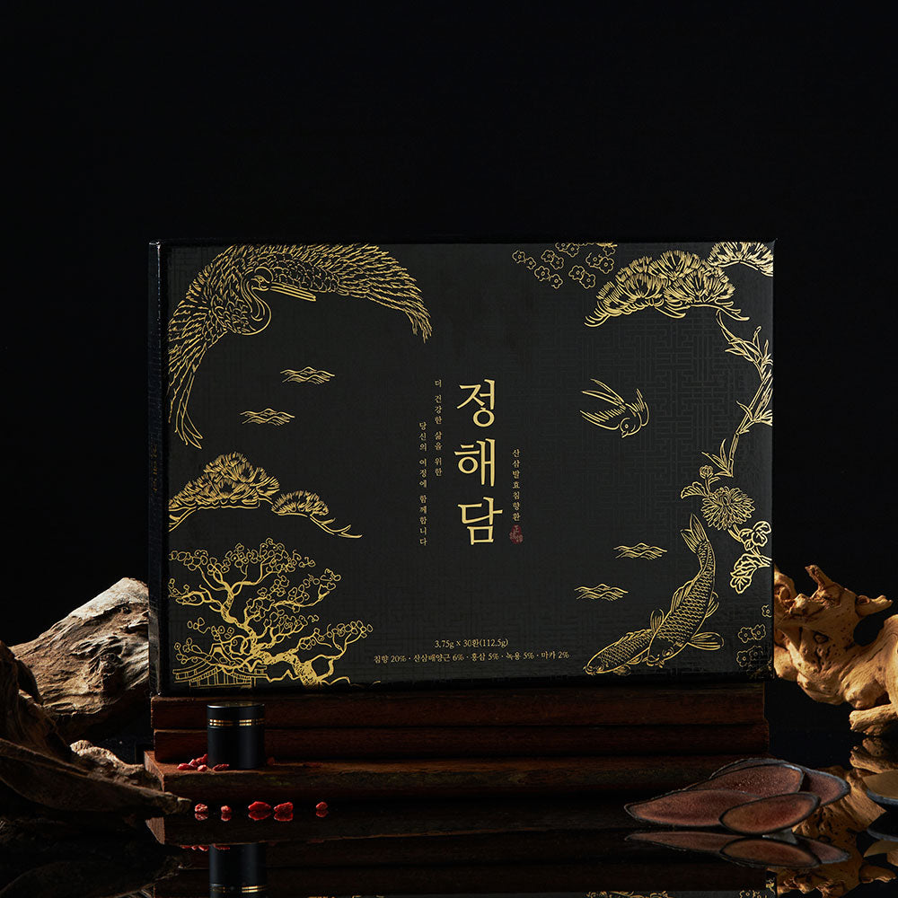 [Jeong Haedam] Precious Gift Fermented Wild Ginseng Agarwood Pills 30 pills 112.5g