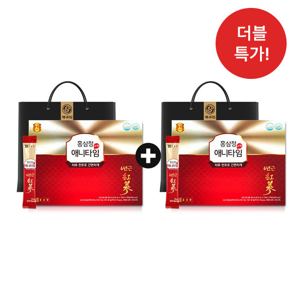 [Double Special] [ChongKunDang] Red Ginseng Extract Anytime 1 Box (10ml x 30 sticks)