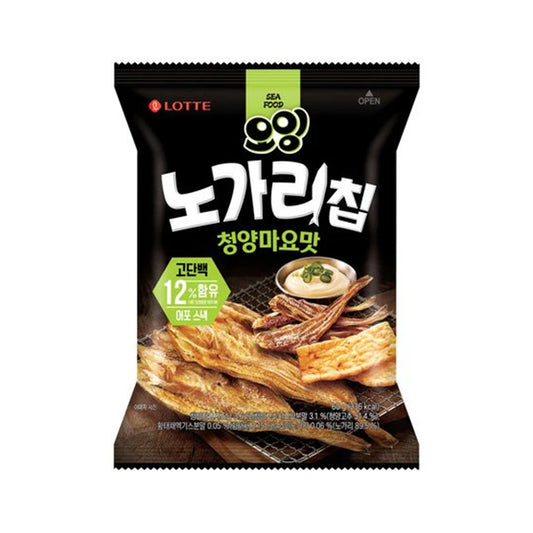 [Lotte] Oing Dried Pollack Chips Cheongyang Mayo Flavor 60g