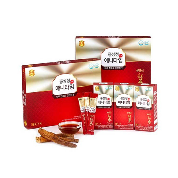 Chong Kun Dang Red Ginseng Extract Anytime Sticks, White/Red