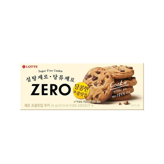 [Lotte] Zero Chocolate Chip Cookies 84g