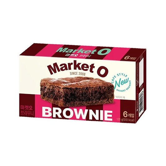 [Orion] Market O Real Brownie 1 Box (120g x 6 pieces)