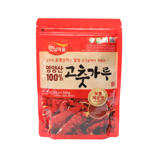 [Haetnim Village] Korean Gyeongbuk Yeongyang Red Pepper Powder 500g