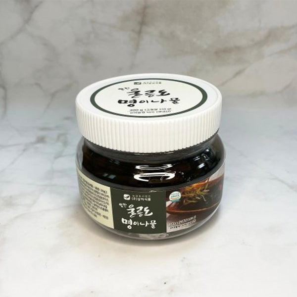 [Sangha Foods] Korean Ulleungdo Pickled Garlic Leaves 300g