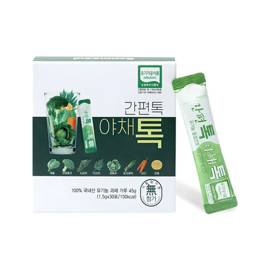 [Sanmaeul] Organic Vegetable Powder “Saengsik Yachae Tok” (1.5g x 30 sachets)