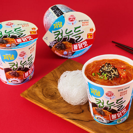 [Ottogi] LIGHT&JOY Low-Sugar Cup Noodles – Spicy Chicken Flavor 42g