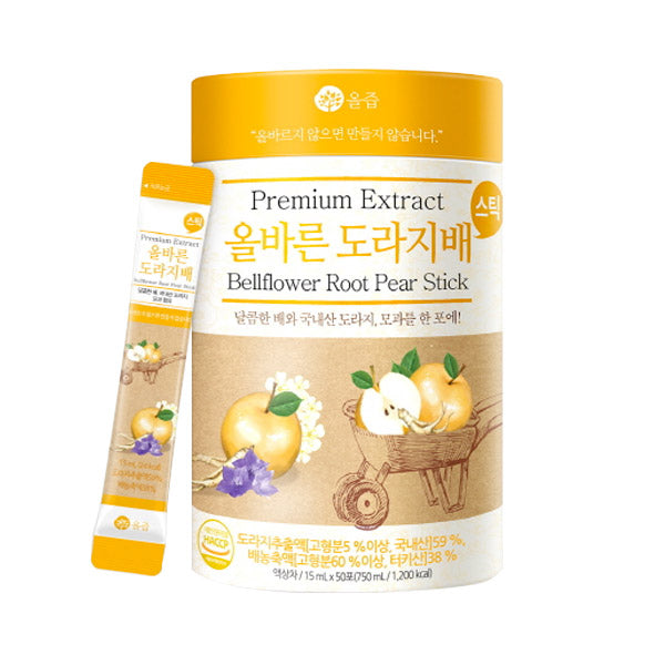 [OLJUP] Premium Extract Bellflower Root Pear Stick 1 Box (15ml x 50 sticks)