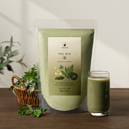 [Garu Seonsaeng] Korean Product Fresh Soy Milk Powder Mugwort 500g