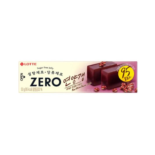 [Lotte] Zero Red Bean Jelly 50g (1 pc)