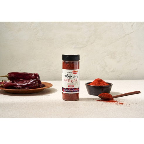 [Haetnim Village] Fine Korean Red Pepper Powder for Broth (Medium Spicy) 120g