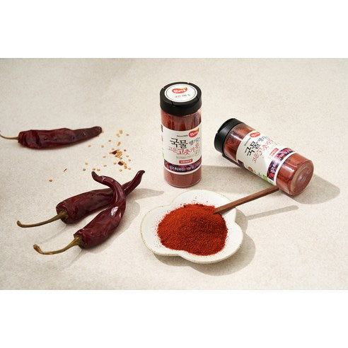 [Haetnim Village] Fine Korean Red Pepper Powder for Broth (Medium Spicy) 120g