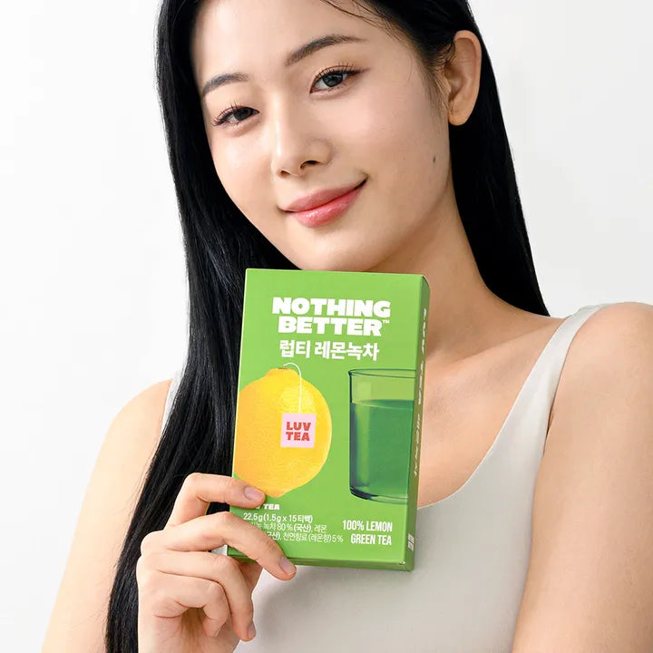 [Nothing Better] Idol Care Tea - Lemon Green Tea (1.5g x 15 Tea Bags)