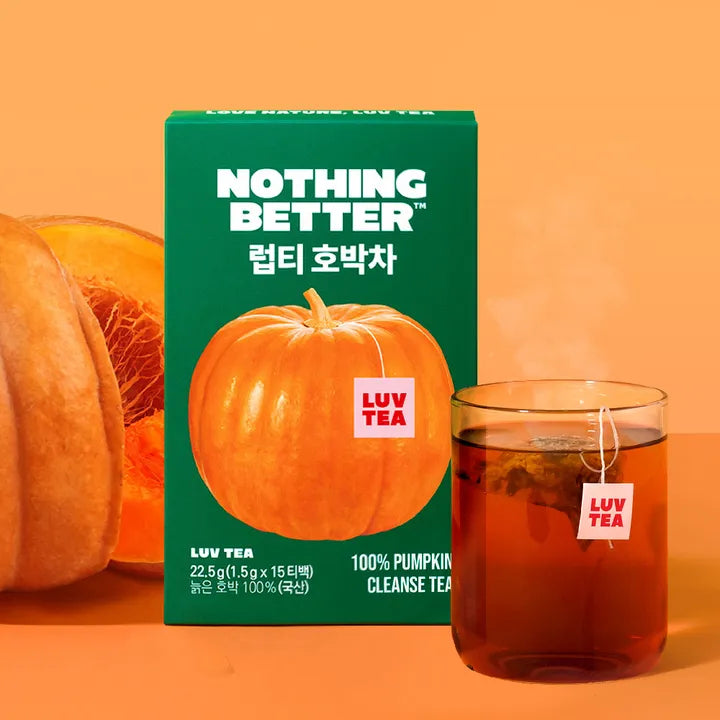 [SNS Hot Item] [Nothing Better] Bloating Management Laptie - Pumpkin Tea (1.5g x 15 Tea Bags)
