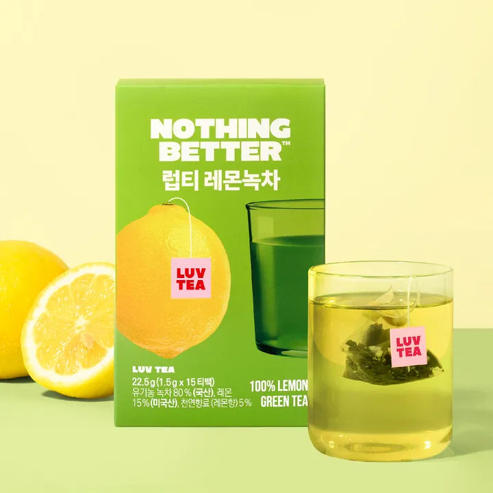 Nothing Better Luv Tea Lemon Green Tea (1.5g x 15 Tea Bags)s)