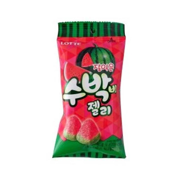 [Lotte] Watermelon Bar Jelly 56g