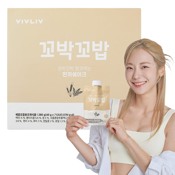VIVLIV Kkobak Kkobak Protein Shake Misutgaru, 7 packets