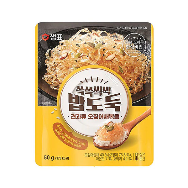 [Sempio] Sseuk-sseuk ssak-ssak Rice Thief Stir-Fried Squid with Nuts 50g
