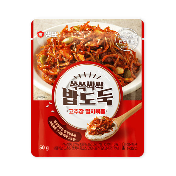 [Sempio] Quick & Easy Rice Thief Gochujang Anchovy Stir-fry 50g (Pouch)