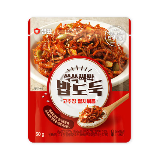 [Sempio] Quick & Easy Rice Thief Gochujang Anchovy Stir-fry 50g (Pouch)