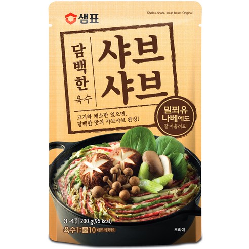 [Sempio] Mild Shabu Shabu Broth (3–4 servings, 200g)
