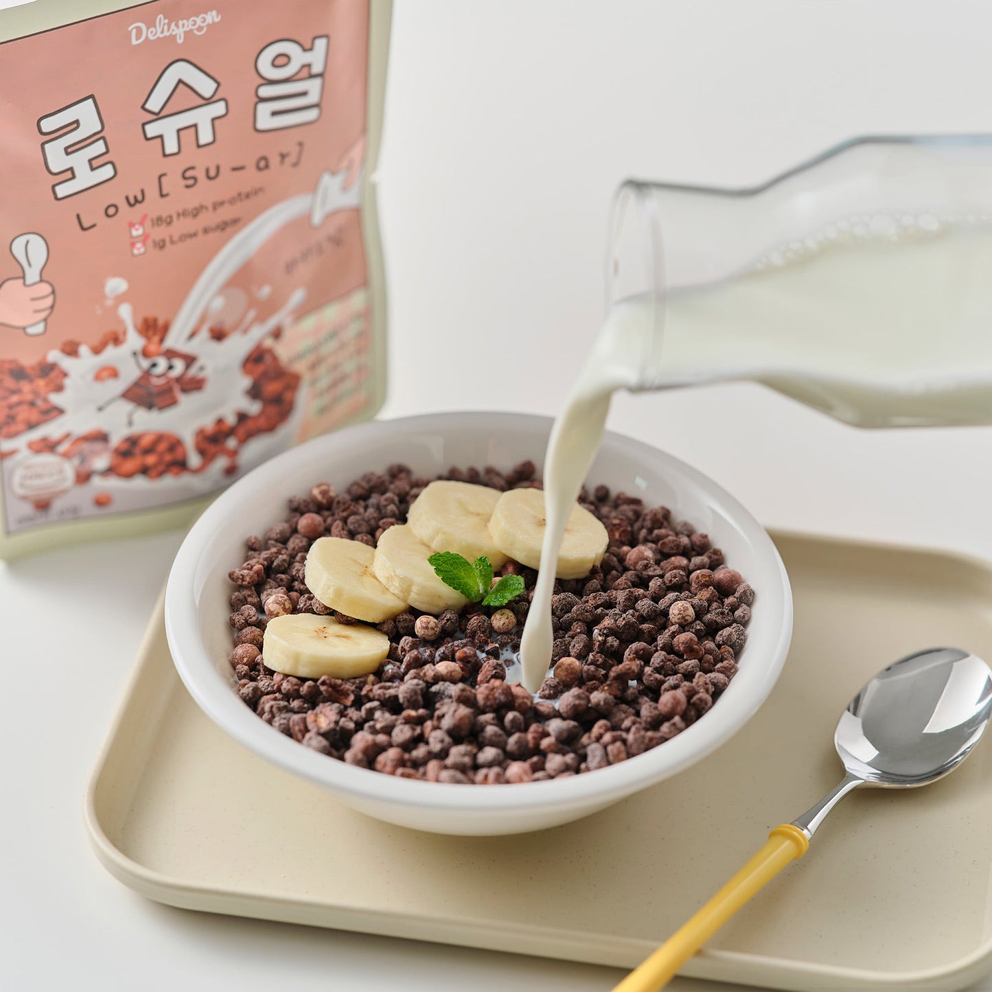 [Eat the Fit] Low Sugar Cereal Rochell Cacao Flavor 35g